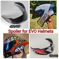 Evo Helmet Spoiler (Universal)Fit for all GSX 3000 V1 and V2 models SVX 01-02 GT-Pro SpectreXR-03