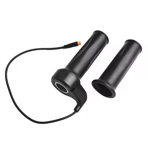 Electric Bicycle Throttles Bicycle Throttles 12.5x3.5cm 230g 25mm ABS Bicycle Black Waterproof 3pin 