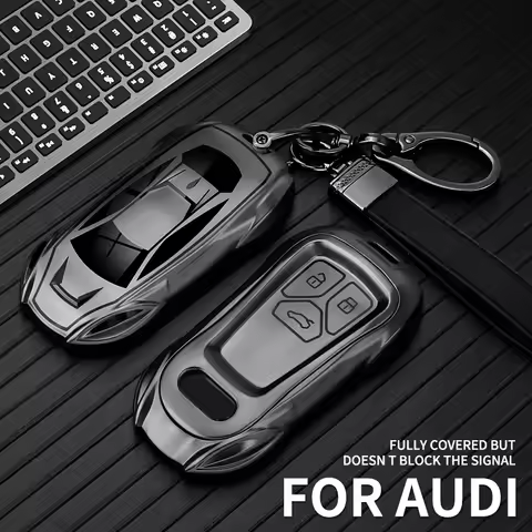 TPU Unique sports car styling funda llave For Audi A4 B9 A5 A6 8S 8W Q5 Q7 4M S4 S5 S7 TT TTS TFSI R