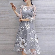 Limea Plus Size Dress For Women Formal Wedding Dress For Ninang Sale Women'S Summer Organza Floral P