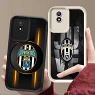 R8 J-JuventusFC Casing for VIVO V30E V30 Y02 Y02t Y02a Pro 5G Black and White