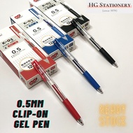 知心 0.5mm 3 Colors LoveIn K03 Clip-On Retractable Gel Ink Pen Quick Dry