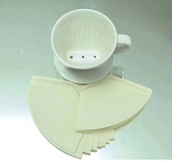 ถ้วยดริปกาแฟเซรามิค 102 + กระดาษกรองกาแฟ 100 แผ่น