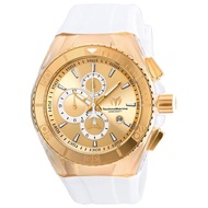 TechnoMarine Cruise Star with Silicone Strap and Gold Dial TM-115046