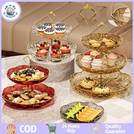 3 Tier Fruit Cake Plate Stand Acrylic Tier Detachable Plate Cake Stand Display