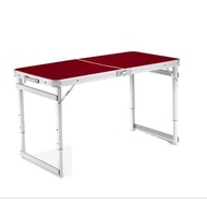 WD Meja Lipat Koper Portable Serbaguna Kaki Kotak  Uk 120cm x 60cm - Meja Lipat Koper Portable