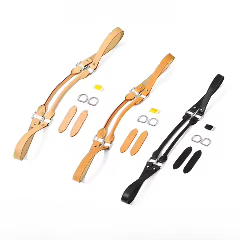 Genuine Leather Shoulder Strap Replacement for LV keepall25 Handbag Premium Leather Kit with Sewing 