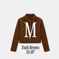 (พร้อมส่ง) MUSTNIMAL |  MOSS suede jacket