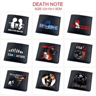 Death Notes Movie Anime Merchandise Digital Printing Coin Purse Student Portable Card Case Magnetic 