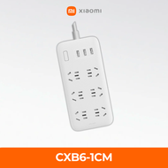 Xiaomi Mijia Power Strip 6-Outlet Basic Edition CXB6-1QM Extension 1.8m Cable 15W 5V / 2.1A Fast Cha