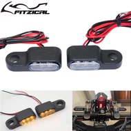 Motorcycle Indicators LED Turn Signal Light Handlebar Amber Signal Lamp Blinker For Harley Sportster