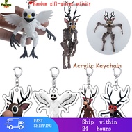 [Free Shipping]99 Nights in The Forest Roblox Keychain Beer Owl Collectible for Fans