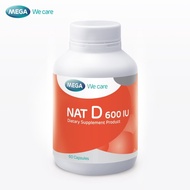 MEGA We care NAT D 600 IU (60's) 600 Size 60 Tablets