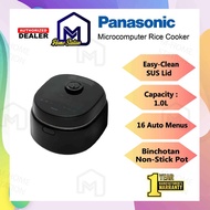 Panasonic 1.0L Microcomputer Rice Cooker SR-DM104 | SR-DM104KSK | 16 Auto Cooking Menus | Periuk Nas
