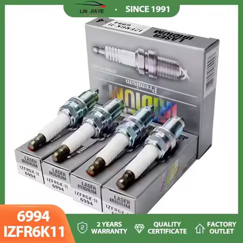 4/8Pcs 6994 IZFR6K11 IZFR6K-11 Spark Plug for HONDA ACCORD CITY CIVIC CR-V CR-Z ELEMENT JAZZ LEGEND 