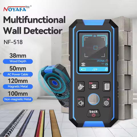 NOYAFA NF-518 Wall Scanner LCD Display Metal Detector Detect Metal Wood AC Live Wire Copper Multifun