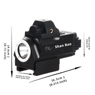 Shan Bao Đèn pin ngoài trời Ruger H&K S&W hợp kim nhôm 800 lumens đèn pha usb phù hợp với mẫu g2c g3