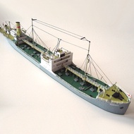 1: 400 Poland Karpaty cargo ship paper model DIY Aircraft Model Assembly