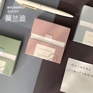 Morandi Color Memo Pad X9SP Memo Pad Sticky Notes for Journaling Scrapbooking Creative Korean Statio