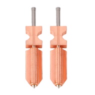2 Pcs 0.4mm Hotend Replacement for FLASHFORGE AD5X 3D Printer All Metal Quick Detachable Nozzle