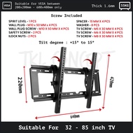 TKL TV Bracket Adjustable TILT 14 -42 26 -55 32 -75 Inch Universal Tv Wall Mount Bracket Braket Gant