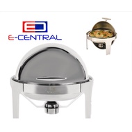 STAINLESS STEEL ROUND ROLL TOP/ CHAFING DISH/ BUFFET SET/ CATERING SET