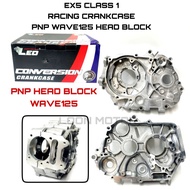 EX5 CLASS 1 RACING CRANKCASE PNP HEAD BLOCK WAVE125 - LEO