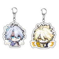 Game Honkai: Star Rail Cosplay Keychain Jingliu HuoHuo Guinaifen Mydei Anaxagoras Cartoon Q Version 