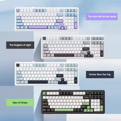 AULA F99 Pro Machanical Keyboard Original Hot Swap 99 Keys Bluetooth5.0/2.4G Wireless/Wired Tri-mode