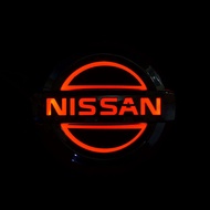 Modified Nissan Car Logo LED Light Emblems Logo Badge DIY Car Accessories  Nissan Sylphy Sunny Blueb