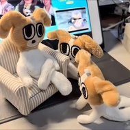 GANTUNGAN Beagle Dog Miniature Doll Beagle Dog MovableYANG Car Decoration Cute Backpack Hanger Custo