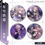 Anime Honkai：Star Rail Herta Cosplay COSTUME Badge Pin SPTE Tinplate Brooch Prop Gift