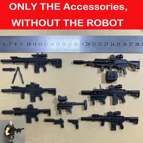 IN STOCK New Weapon Upgrade Kit for 1/10 Mcfarlane 6/7 Soldier Sniper Assault Machine Grenade Gun Pi