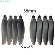 SHOOGMY Folding Propeller Blades, Black Plastic Remote Control Drone Parts, 58mm/66mm Universal Quad