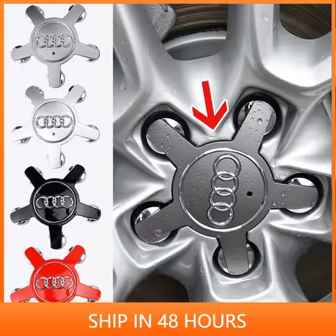 4pcs 135mm Car Wheel Center Cap Hub Covers Badge 4F0601165 4F0601165N For Audi A3 A4 A5 A6 A7 A8 S4 