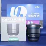 Sold out）『收機鏡』『Trade In優惠』新淨有盒 老蛙 Laowa 10mm F2.8 AF For Nikon Z 定焦超廣角 全幅10mm F2.8大光圈 Zero-D Z-Mount