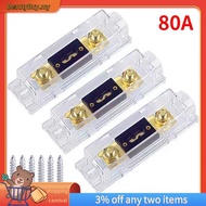 [In Stock]3Pcs Fuse Holder Bolt-on Fuse Car Electrical Protection ANL Fuse Fusible Link with Fuse 80