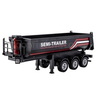 Huina 1509 1/18 RC Semi Dump Trailer Electric Lifting for 1501 RC Tractor Truck