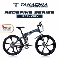 TAKACHIA® REDEFINE Series Foldtain Bike | Foldable Mountain Bike | Foldable Hybrid Bike | City Bike