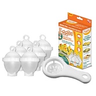 Hard Boil Egg Cooker 6 Boiler Without Shells with Bonus White Separator Eggs Steamer Boiler Cooking 