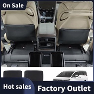 For Toyota Alphard/Vellfire 40 Series 2023+ Car Rear Seat Anti-Kick Leather Interior Accessories Seat Antikick Pad