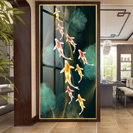 Koi Fish Canvas Painting Home Decor Wall Art Picture Gift