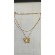 10k saudi gold necklace Kids 14"-900