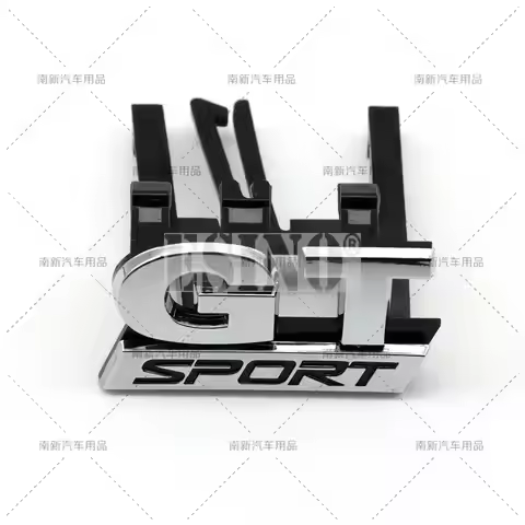 Car Styling GT Sport 3D ABS Front Grill Emblem Decorative Badge Auto Accessory for Volkswagen Golf P