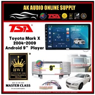 818 2+32GB◾TSA Toyota Mark X 2004 -2009 Android 9'' inch DSP/QLED/CARPLAY Car Player Monitor