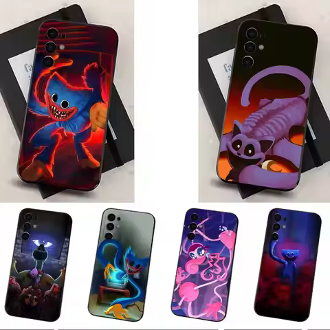 Game H-huggy wuggy Phone Case For Samsung S25,S24,S21,S22,S23,S30,Ultra,S20,Plus,Fe,Lite Black Shell