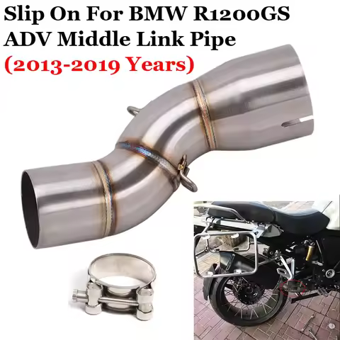Slip On For BMW R1200 R 1200 GS ADV Adventure R1200GSA 2013 2019 Motorcycle Exhaust Escape System Mi