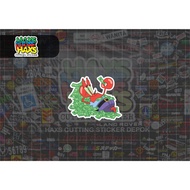 PRINT & CUT Sticker Mr. Krab Dollar Size 6 Cm