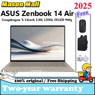 2025 ASUS Zenbook 14 Air Snapdragon X X1 14inch 2.8K 120Hz OLED 960g  ASUS Zenbook A14