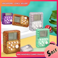 🚀SG Stock🚀Mini Tetris Game Machine Children's Fun Game Machine Gift Portable Mini Retro Game Machine